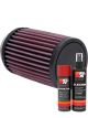 K&N Air Filter RU-0810 + Aerosol Recharge Kit