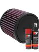 K&N Air Filter RU-0830 + Aerosol Recharge Kit