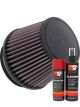 K&N Air Filter RU-1005 + Aerosol Recharge Kit