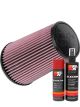 K&N Air Filter RU-1008 + Aerosol Recharge Kit