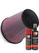 K&N Air Filter RU-1020 + Aerosol Recharge Kit