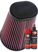 K&N Air Filter RU-1021 + Aerosol Recharge Kit