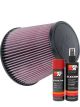 K&N Air Filter RU-1029 + Aerosol Recharge Kit