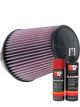 K&N Air Filter RU-1032 + Aerosol Recharge Kit