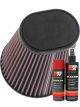 K&N Air Filter RU-1033 + Aerosol Recharge Kit