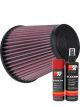 K&N Air Filter RU-1035 + Aerosol Recharge Kit