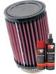 K&N Air Filter RU-1060 + Aerosol Recharge Kit