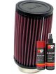 K&N Air Filter RU-1090 + Aerosol Recharge Kit