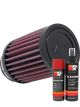 K&N Air Filter RU-1280 + Aerosol Recharge Kit