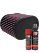 K&N Air Filter RU-1500 + Aerosol Recharge Kit