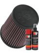 K&N Air Filter RU-1682 + Aerosol Recharge Kit