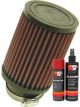K&N Air Filter RU-1710 + Aerosol Recharge Kit