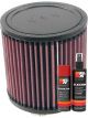 K&N Air Filter RU-2430 + Aerosol Recharge Kit