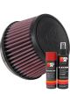 K&N Air Filter RU-2510 + Aerosol Recharge Kit