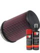 K&N Air Filter RU-2590 + Aerosol Recharge Kit