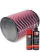 K&N Air Filter RU-3270 + Aerosol Recharge Kit