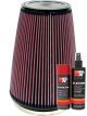 K&N Air Filter RU-3280 + Aerosol Recharge Kit