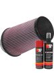 K&N Air Filter RU-3690 + Aerosol Recharge Kit
