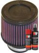 K&N Air Filter RU-3700 + Aerosol Recharge Kit