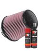 K&N Air Filter RU-4180 + Aerosol Recharge Kit