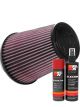 K&N Air Filter RU-4700 + Aerosol Recharge Kit