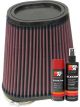 K&N Air Filter RU-4710 + Aerosol Recharge Kit