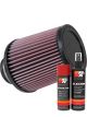 K&N Air Filter RU-4870 + Aerosol Recharge Kit
