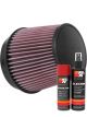 K&N Air Filter RU-4940 + Aerosol Recharge Kit