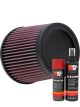K&N Air Filter RU-4950 + Aerosol Recharge Kit