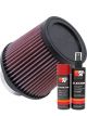 K&N Air Filter RU-4990 + Aerosol Recharge Kit