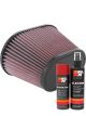 K&N Air Filter RU-5040 + Aerosol Recharge Kit