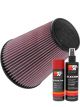 K&N Air Filter RU-5046 + Aerosol Recharge Kit