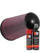 K&N Air Filter RU-5064 + Aerosol Recharge Kit