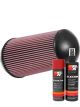 K&N Air Filter RU-5065XD + Aerosol Recharge Kit