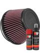 K&N Air Filter RU-5163XD + Aerosol Recharge Kit