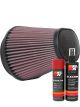 K&N Air Filter RU-70031 + Aerosol Recharge Kit