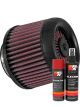 K&N Air Filter RX-4010 + Aerosol Recharge Kit