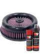 K&N Air Filter RX-4130-1 + Aerosol Recharge Kit