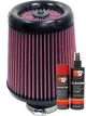 K&N Air Filter RX-4860 + Aerosol Recharge Kit