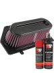 K&N Air Filter SU-1017 + Aerosol Recharge Kit