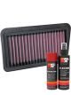 K&N Air Filter SU-3917 + Aerosol Recharge Kit