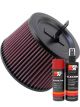 K&N Air Filter SU-4506 + Aerosol Recharge Kit