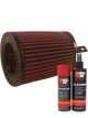 K&N Air Filter SU-5002 + Aerosol Recharge Kit