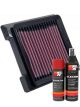 K&N Air Filter SU-6595 + Aerosol Recharge Kit