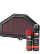 K&N Air Filter SU-7504 + Aerosol Recharge Kit
