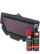 K&N Air Filter SU-7506 + Aerosol Recharge Kit