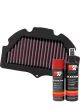 K&N Air Filter SU-7506R + Aerosol Recharge Kit