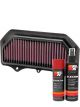 K&N Air Filter SU-7511 + Aerosol Recharge Kit