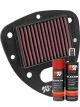 K&N Air Filter SU-8009 + Aerosol Recharge Kit