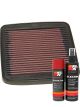 K&N Air Filter SU-9094 + Aerosol Recharge Kit